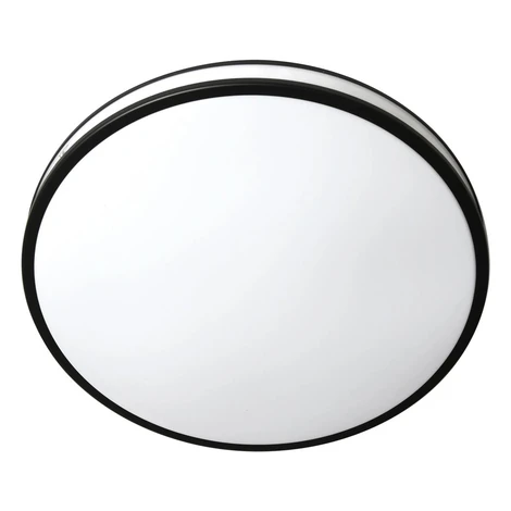 EURAKLES Stropné LED svietidlo RETRO, 18W, 1440lm, IP44, antracit, pr. 33x5,5 cm