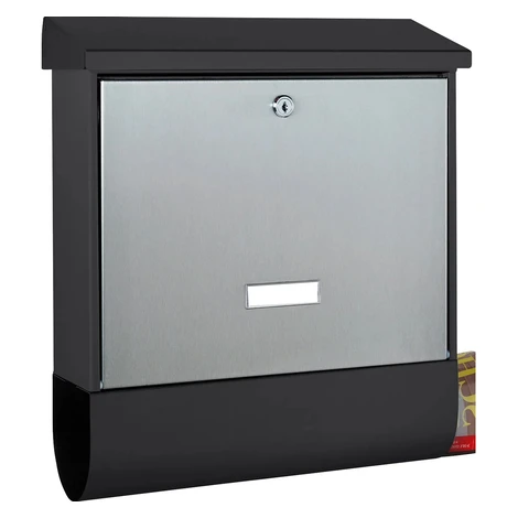 Burg Wächter Poštová schránka súprava Black & Steel London 68670 B+S Burgwächter