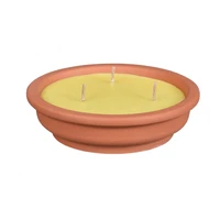 NOHEL GARDEN Vonná sviečka proti hmyzu citronella v ker. nádobe, pr. 14 cm