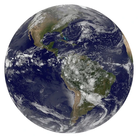 Komar Samolepiaca vliesová fototapeta Dot Earth pr. 125 cm