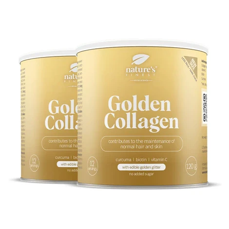 Nature's Finest Golden Collagen | kolagenní doplněk nápoj | hydrolyzovaný kolagen, vitamín C, bi