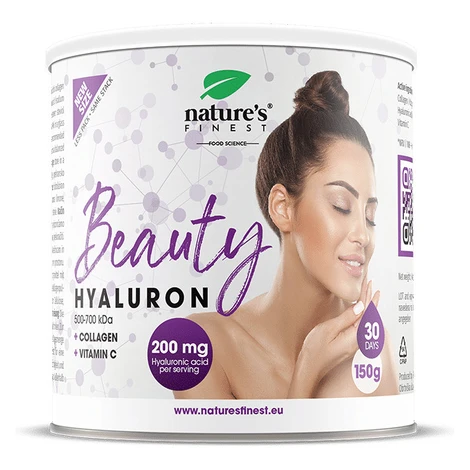 Nature's Finest Beauty Hyaluron | kolagenové peptidy + kyselina hyaluronová pro hydrataci pokožk