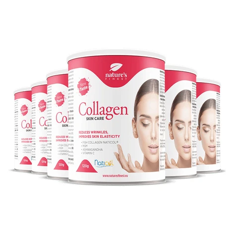 100% Mořský Kolagen | 6x Collagen SkinCare od Nature's Finest | Nejlepší Kolagenové Doplnění v Č