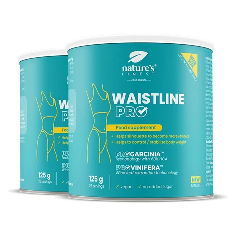 Nature's Finest Waistline PRO | garcinia HCA a extrakt z červeného vína pro podporu pasu | pomoc