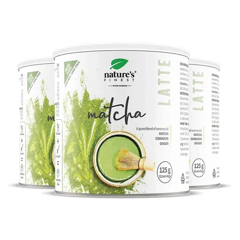 Matcha Chai Latte | Chlorofyl | Matcha, Skořice, Zázvor | Přírodní alternativa kávy | Antioxidan