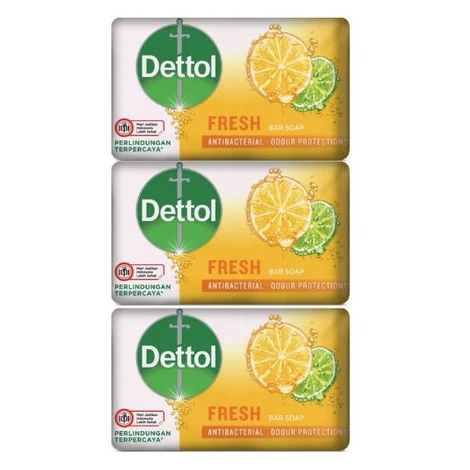 Dettol antibakteriálne pevné mydlo 3x100g FRESH