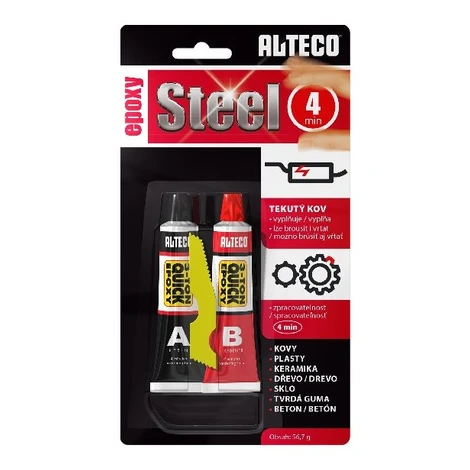ALTECO dvojzložkové epoxidové lepidlo Epoxy Stell 4 min 56,7 g