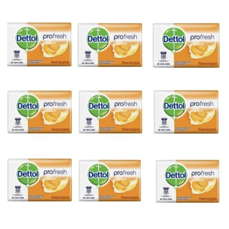 Dettol antibakteriálne pevné mydlo 9x100g RE-ENERGIZE