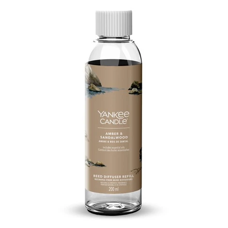 YANKEE CANDLE SIGNATURE AMBER & SANDALWOOD REED NÁPLŇ