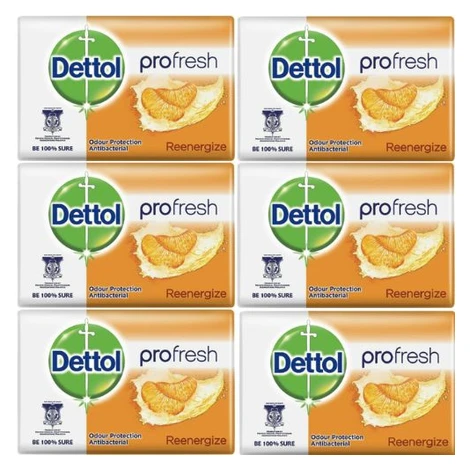 Dettol antibakteriálne pevné mydlo 6x100g RE-ENERGIZE