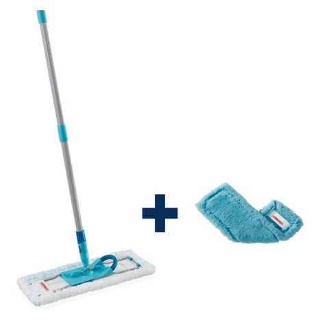 Leifheit Podlahový mop PROFI Micro Duo s kovovou tyčou + náhrada Static Plus 55170