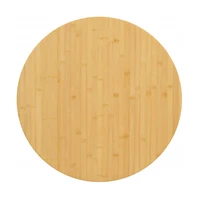 vidaXL Stolová doska Ø60x2,5 cm bambus