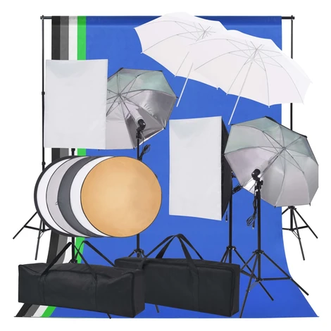 vidaXL Sada osvetlenia do fotoštúdia