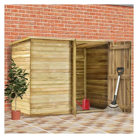 vidaXL Záhradná kôlňa na náradie 232x110x170 cm impregnovaná borovica