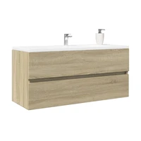 vidaXL Skrinka pod umývadlo, dub sonoma 100x38,5x45cm kompozitné drevo