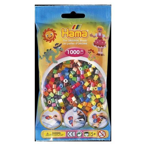 Hama Zažehľovacie korálky MIDI - mix 48 farieb