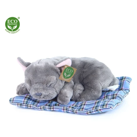 Rappa Plyšový pes francúzsky buldoček ležiaci 23 cm ECO-FRIENDLY