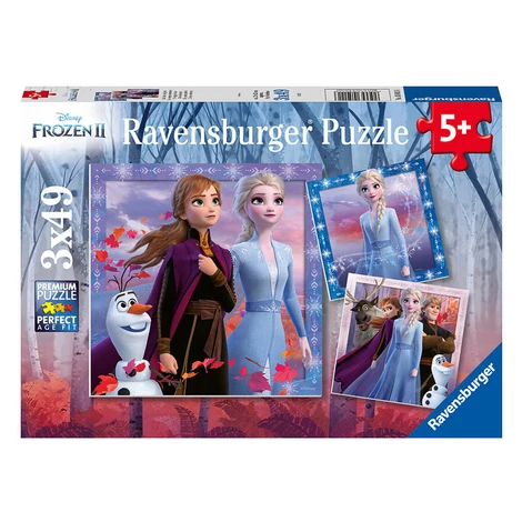 Ravensburger Disney Ľadové kráľovstvo 2 Puzzle 3x49 dielikov