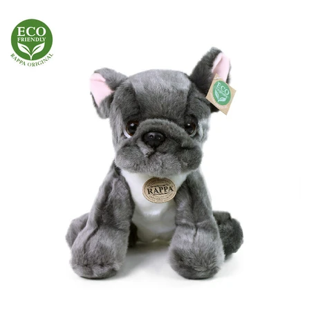 Rappa Plyšový pes francúzsky buldoček sediaci 26 cm ECO-FRIENDLY