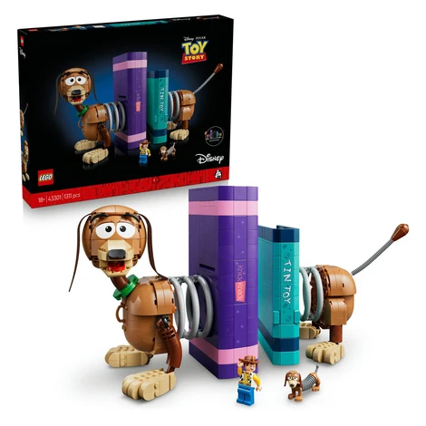 LEGO® │ Disney 43301 Knižné zarážky: Slinky z filmu Toy Story