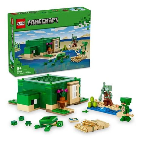 LEGO® Minecraft® 21254 Korytnačí domček na pláži