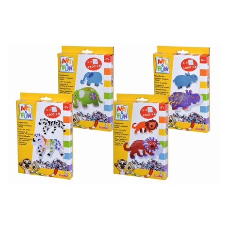 Simba Art&Fun Zažehľovacie korálky Zvieratká, 4 druhy