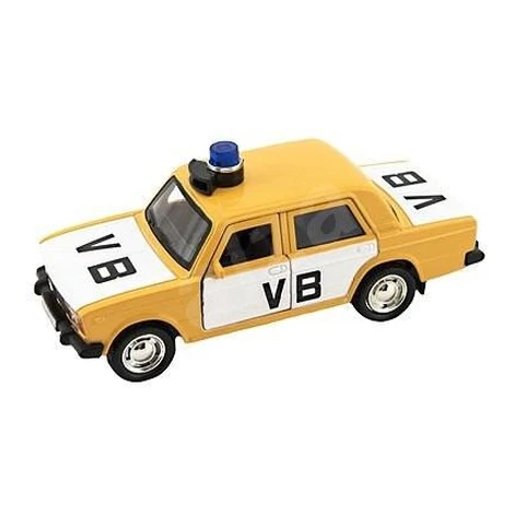 Teddies Policajné auto VB na spätné natiahnutie a batérie so zvukom