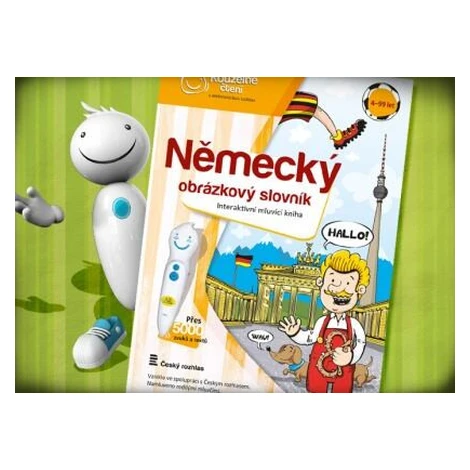 Albi Kúzelné čítanie Kniha Nemecký obrázkový slovník CZ