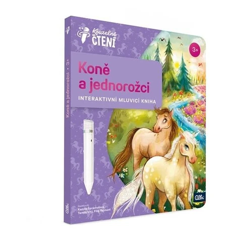 Albi Kúzelné čítanie Kniha Kone a jednorožce CZ
