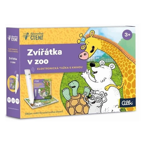 Albi Kúzelné čítanie CZ Albi ceruzka 2.0 + Zvieratká v zoo_NP