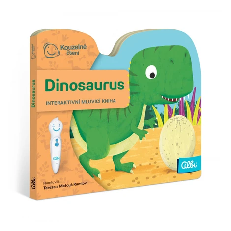 Albi Kúzelné čítanie Minikniha s výsekom - Dinosaurus CZ