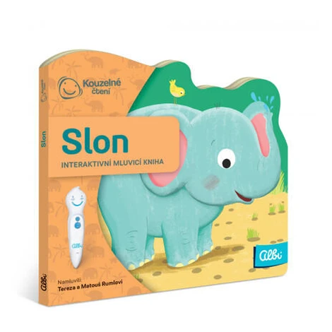 Albi Kúzelné čítanie Minikniha s výsekom - Slon CZ