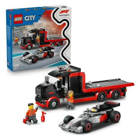 LEGO® City 60493 Výstavný nákladiak F1® so závodným autom Audi F1®