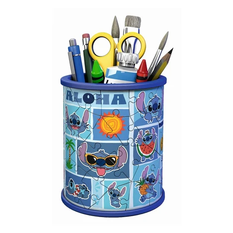 Ravensburger Stojan na ceruzky Disney: Stitch 3D Puzzle 57 dielikov