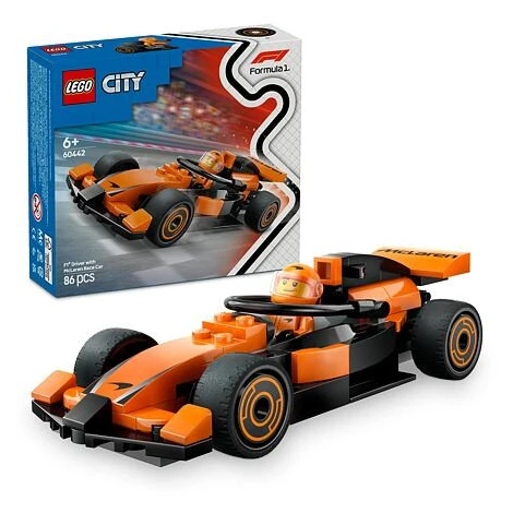 LEGO® City 60442 Jazdec F1® so závodným vozidlom McLaren