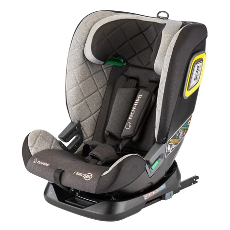Bomimi Autosedačka IDEAfix I-SIZE 360 ° 40-150cm (0-36kg), metalic melange
