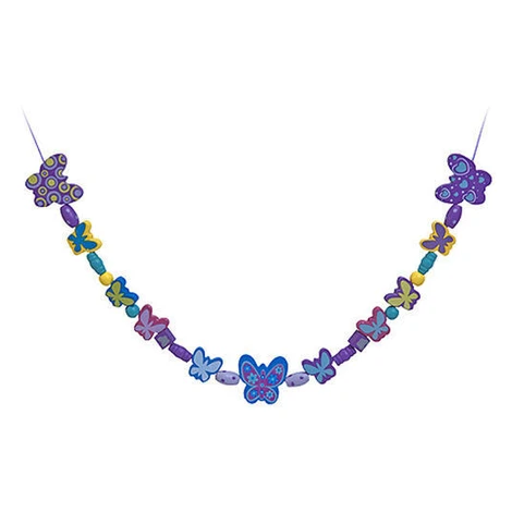 Melissa & Doug Drevené korálky - Motýliky