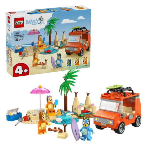 LEGO® Bluey 11202 Bluey a rodinný výlet autom na pláž