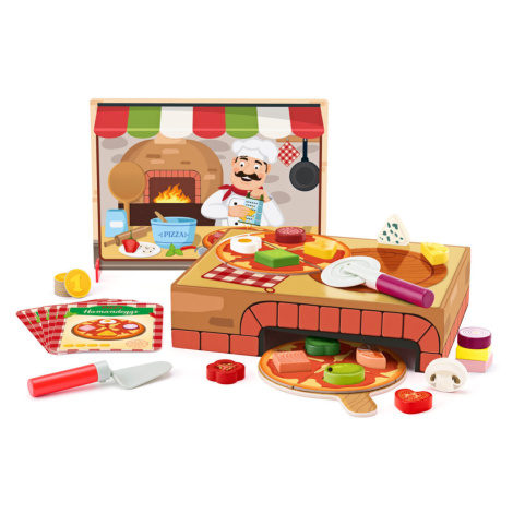 Woody Pizzeria Carlo Didaktická hra s vkladacími tvarmi