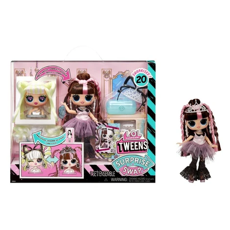 L.O.L. Surprise! Swap Tweens bábika a mini Tweens česacia hlava - Billie