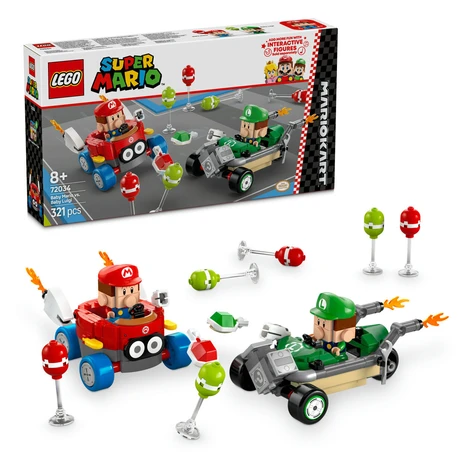 LEGO Super Mario 72034 Mario Kart - Baby Mario vs. Baby Luigi