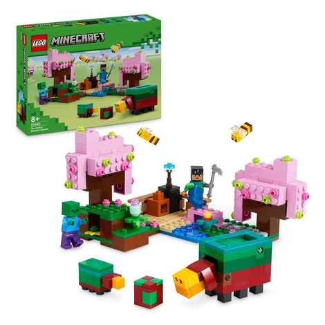 LEGO® Minecraft® 21260 Záhrada s rozkvitnutými čerešňami