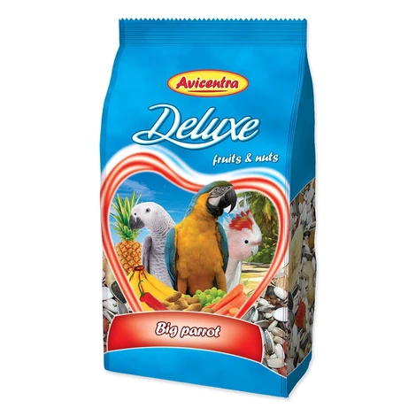 AVICENTRA deluxe krmivo pre veľké papagáje 1 kg