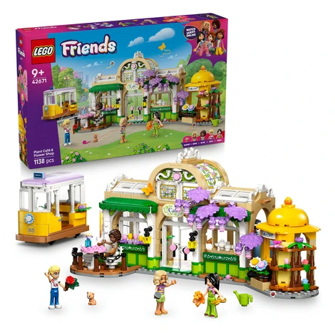 LEGO® Friends 42671 Kaviareň plná rastlín a kvetinárstvo