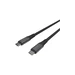 FIXED Multimediálny kábel USB-C napájací a dátový kábel 4K/60z, 20Gbps, 240W, 2m sivý