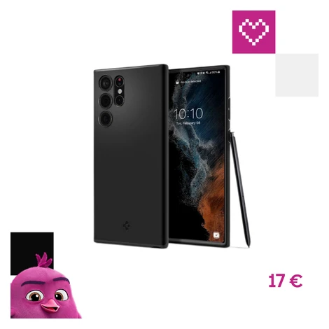 Spigen Thin Fit kryt Samsung Galaxy S22 Ultra čierny