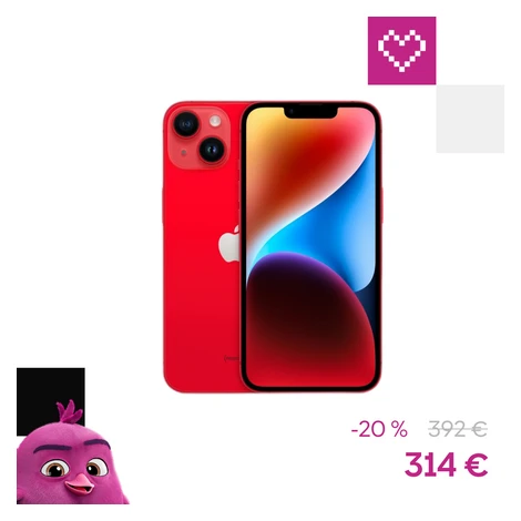 Apple iPhone 14 256GB (PRODUCT)RED (Kategória C)