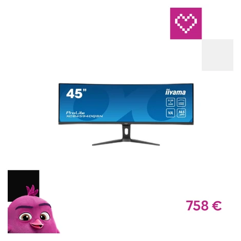 iiyama XCB4594DQSN-B1 širokouhlý monitor 44,5'