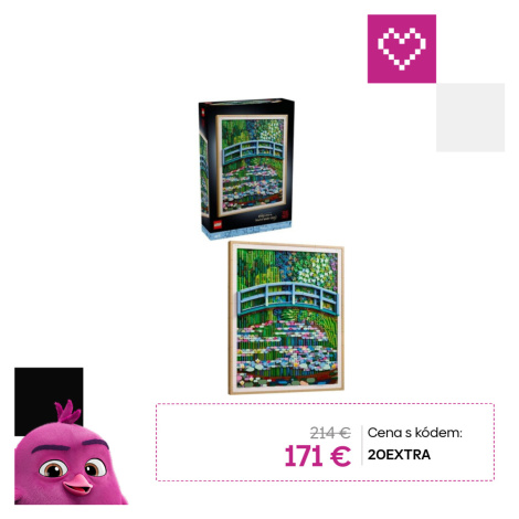 LEGO Art 31220 Claude Monet – Most nad jazierkom s leknami