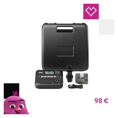 Brother PT-D460BTVP tlačiareň štítkov s kufrom (záruka na 3 roky po registrácii)